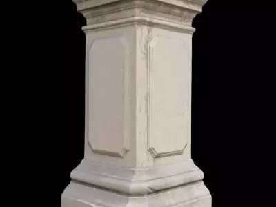 Classic Column Decorative Free 3D model