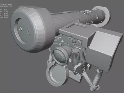 JAVELIN FGM-148 CLOSE COMBAT MISSILE SYSTEM 3D model