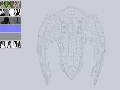 Alien spacecraft Low-poly 3D model from CGTrader