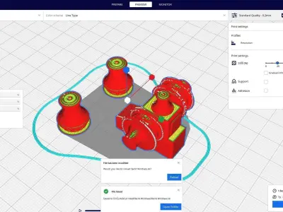 Yacht windlass 3D print model
