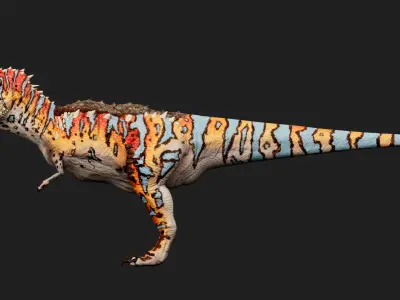 Velociraptor Low-poly 3D model buy
