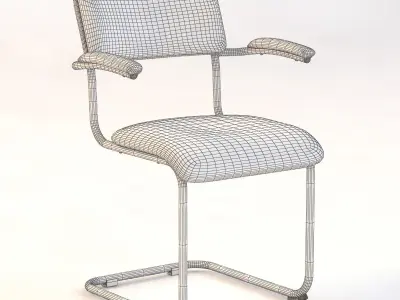 Stephen Industrial Loft Dining Chair 3D model
