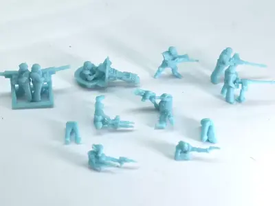 Gaslands Crew - Gunners 3D print model