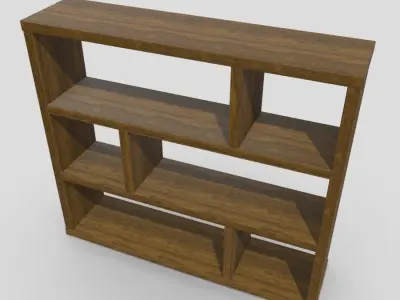 CC0 - Shelf 5 Free low-poly 3D model