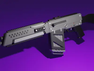 Assault Rifle 3D model
