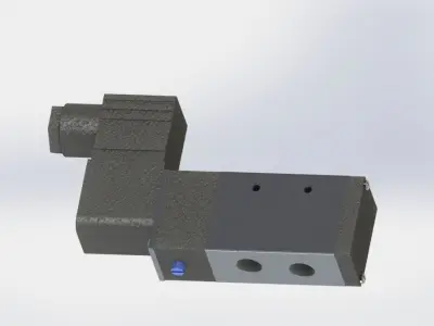 52 way pneumatic valve Free 3D model