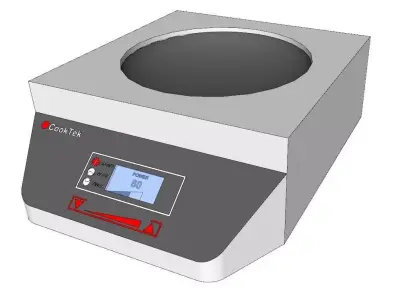 cooktek induction wok cooker 3D model