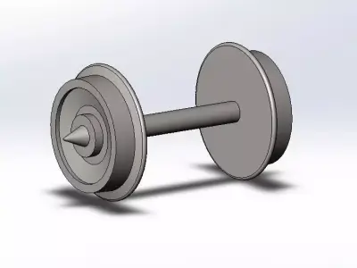 Wheels for model railways H0 Free 3D print model