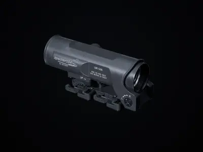 Elcan Spectre OS4x PBR Low-poly 3D model