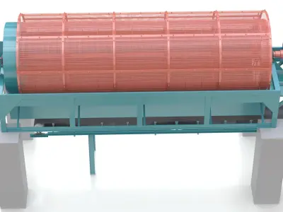 Drum Screening Machine 3D model
