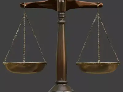 Ancient Egyptian Balance Scale 3D Prop Analysis Low-poly 3D model get