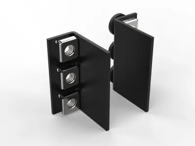 Rack Rail Unit 3D model