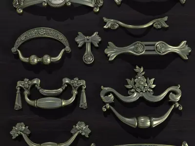 Handles Vol 05 Low-poly 3D model