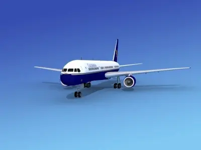 Boeing 757-200 Caledonian 3D model