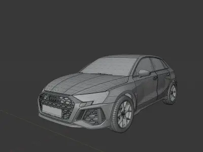 Audi RS3 2024 3D model