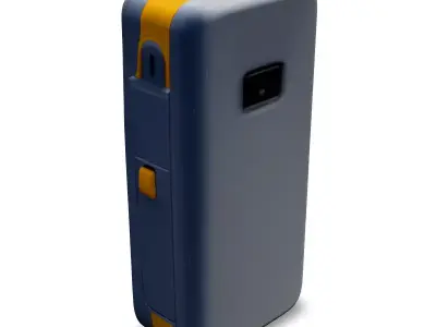 Retro Futuristic Gadget 3D Model Low-poly 3D model