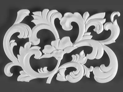 free 6 ornamental classic decoration 3d model kitbash vol 29 Free 3D model