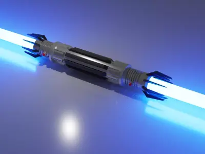 Lightsaber Low-poly 3D model purchase