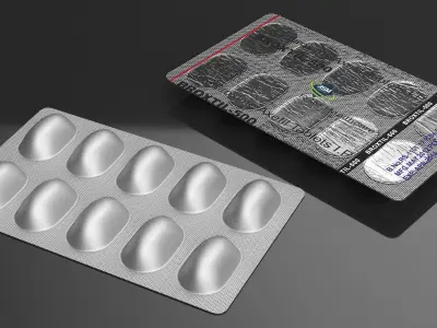 Tablets in Blister Collection 3 3D model
