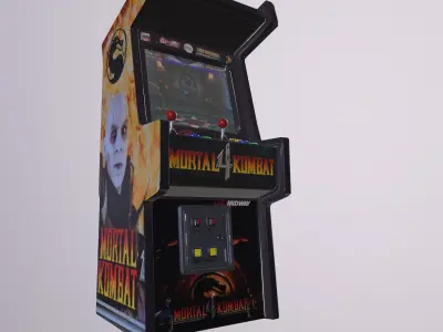 Game Ready Arcade Machine Low-poly 3D model