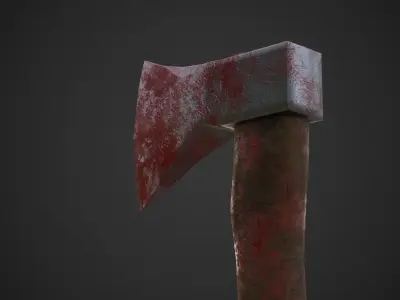 AXE weapon Low-poly 3D model