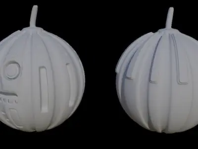 Robot Pumpkin  Free 3D model