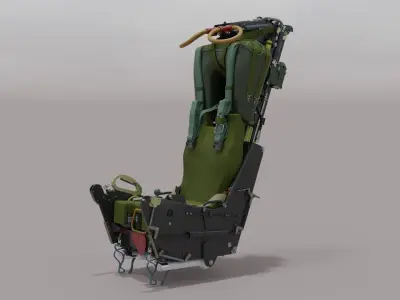 Martin Baker Mk7 Ejection Seat 3D model