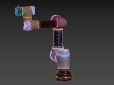 Photorealistic Universal Robots collaborative UR3E 3D model