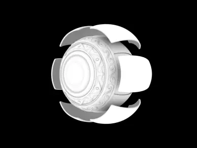 Sci-Fi mysterious sphere 3D model