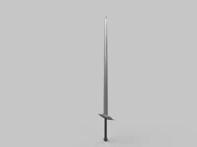 Sword Low-poly 3D model 70
