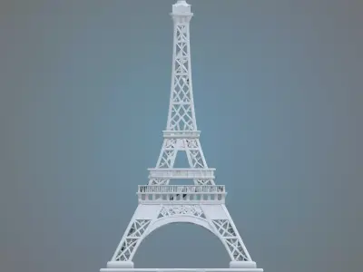 Paris Eiffel Tower Miniature PM-81 3D print model