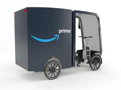 Amazon delivery bike 3D model