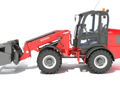 Forklift Bucket Telehandler 3D model