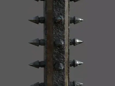 Medieval Mace Low-poly 3D model buy