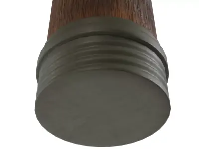 Stick Grenade Low-poly 3D model get