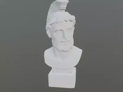 ancient Greek marble head statue 3D print model order