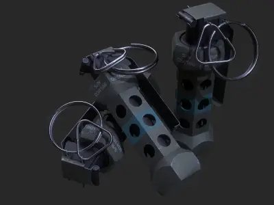 Flashbang Grenade 3D model