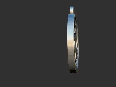 Weight Plate Pendant - Pingente Anilha 3D print model