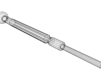 Mechanical Handtools - Screwdriver flat-bade Type Jeweler 3D model