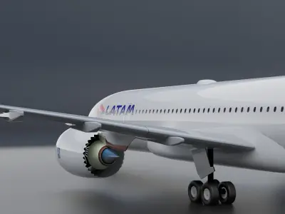 Boeing 787-9 LATAM 3D model
