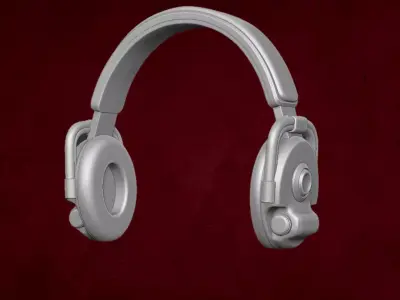 Headphones Collection STL for action figures 3D print model