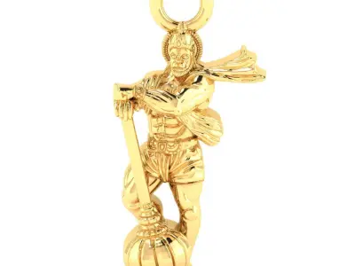 Hanumanji 3D Model 3D print model