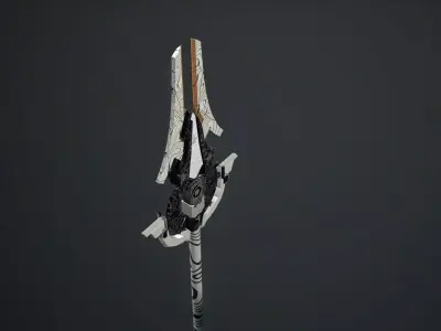 Heavens Spear Low-poly 3D model