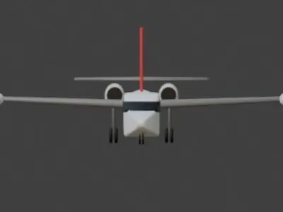 IAI Westwind Low-poly 3D model
