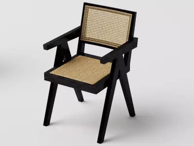 Easy Armchair  Low-poly 3D model