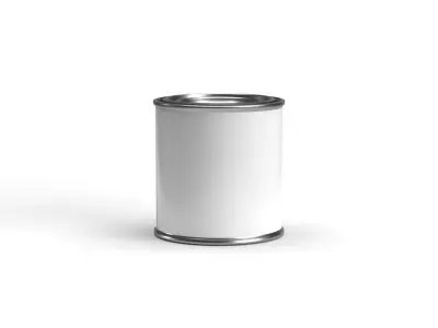 Half pint paint can with lid  3D model purchase