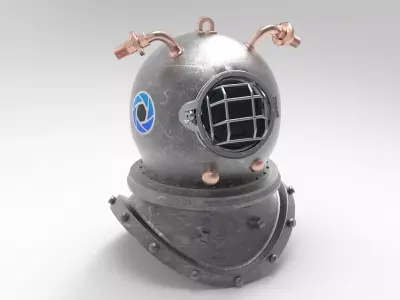 Diving Helmet 3D model from CGTrader
