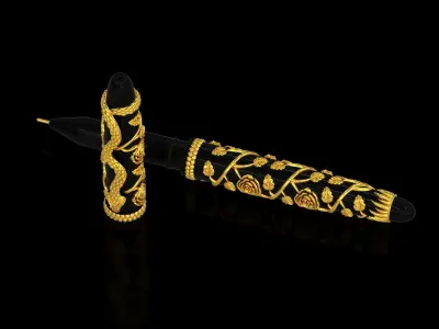 Forest Life Luxurious Pen 3D print model