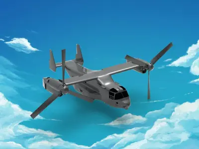 Bell Boeing V-22 Osprey 3D model get