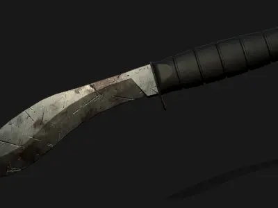 Kukri Knife 3D model